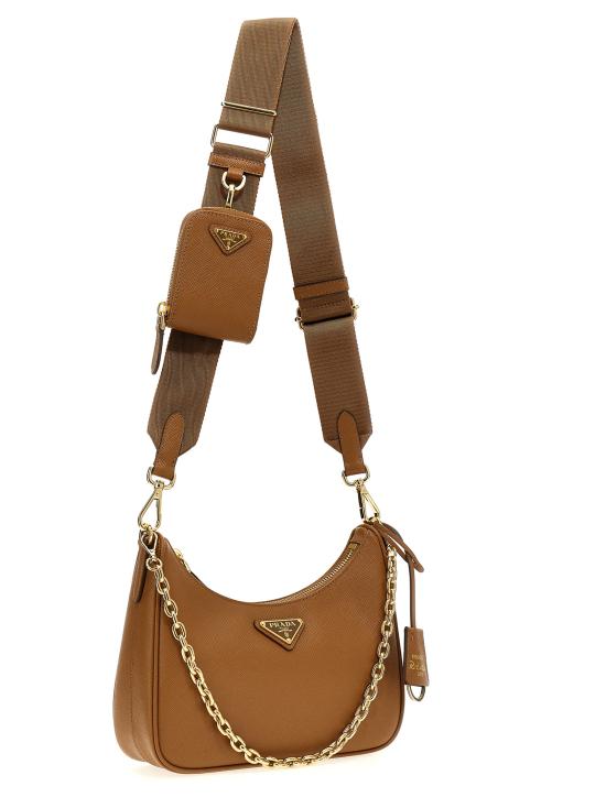 25FW 프라다 리에디션 2005 리나일론 렉탱귤러 크로스백 1BH204VV2PNZVF03CW Brown - PRADA