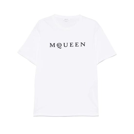 25FW 알렉산더 맥퀸 반팔 티셔츠 828420QTADD0909 WHITE DOM