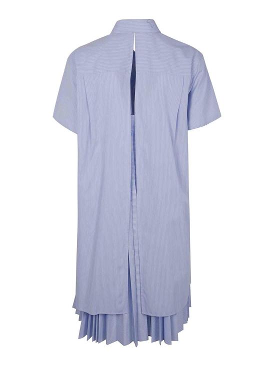 25SS 사카이 미디 스커트 2507761458 Blue - SACAI
