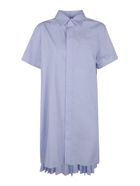 25SS 사카이 미디 스커트 2507761458 Blue