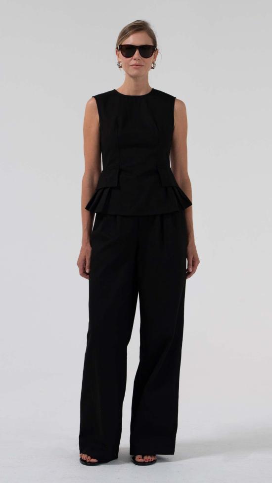  파렌테지 데님 팬츠 탈리아 팬츠 블랙