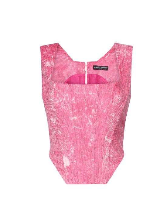  Alberto Audenino 민소매 티셔츠 AUW4MARLA PINK BATIK Pink batik - ALBERTO AUDENINO