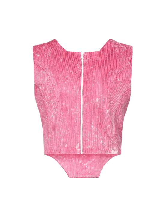  Alberto Audenino 민소매 티셔츠 AUW4MARLA PINK BATIK Pink batik - ALBERTO AUDENINO