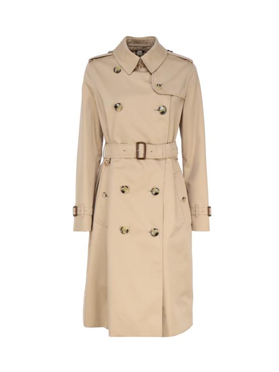 25FW 버버리 켄싱턴 헤리티지 롱 트렌치 코트  8079414 A1366 HONEY - BURBERRY