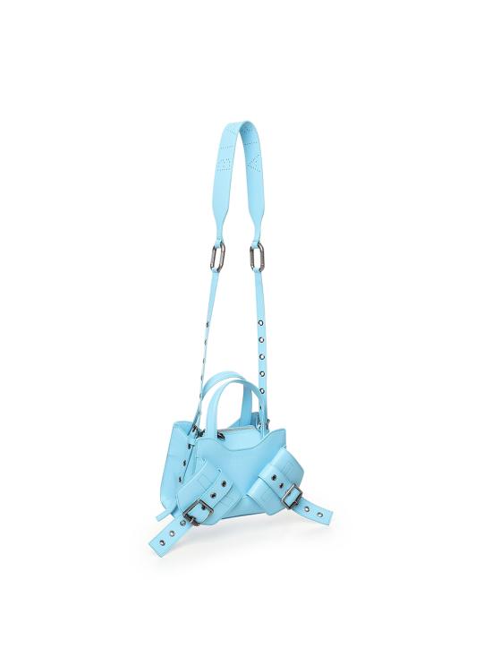  비아시아 숄더백 FBBP70004 AZZURRO SILV ANT Blue - BIASIA