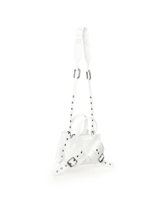  비아시아 숄더백 FBBP70004 BIANCO SILV ANT White - BIASIA