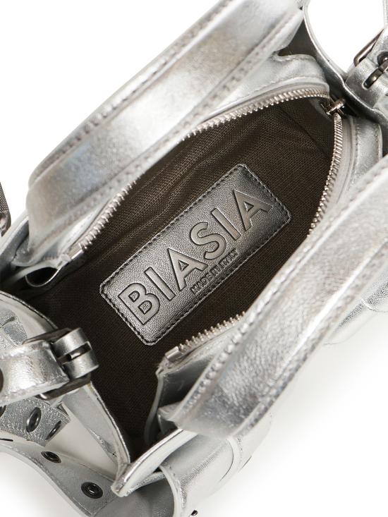  비아시아 숄더백 FBBP70004LAM ARGENTO SILV ANT Silver - BIASIA