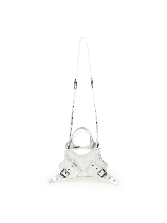  비아시아 숄더백 FBBP70004LAM ARGENTO SILV ANT Silver