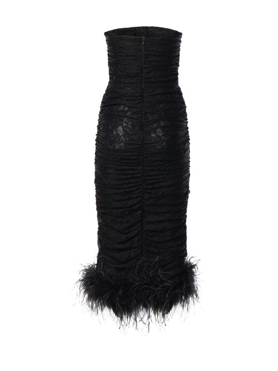  알베르토 아우데니노 미디 원피스 AUW4LACE BLACK Black - ALBERTO AUDENINO