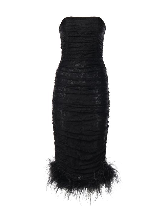  알베르토 아우데니노 미디 원피스 AUW4LACE BLACK Black - ALBERTO AUDENINO