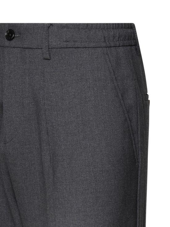  비에이블 스트레이트 팬츠 DOMINIQUE WMLGRIGIO SCURO MELANGE Grey - BE ABLE