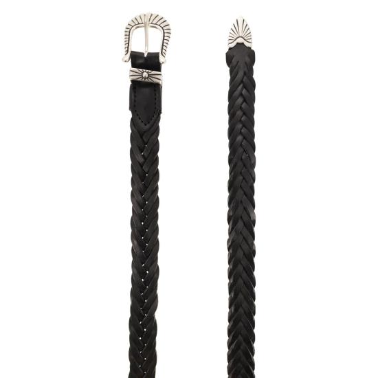  알베르토루티 가죽 벨트 TRECCIA 025 BLACK - ALBERTO LUTI