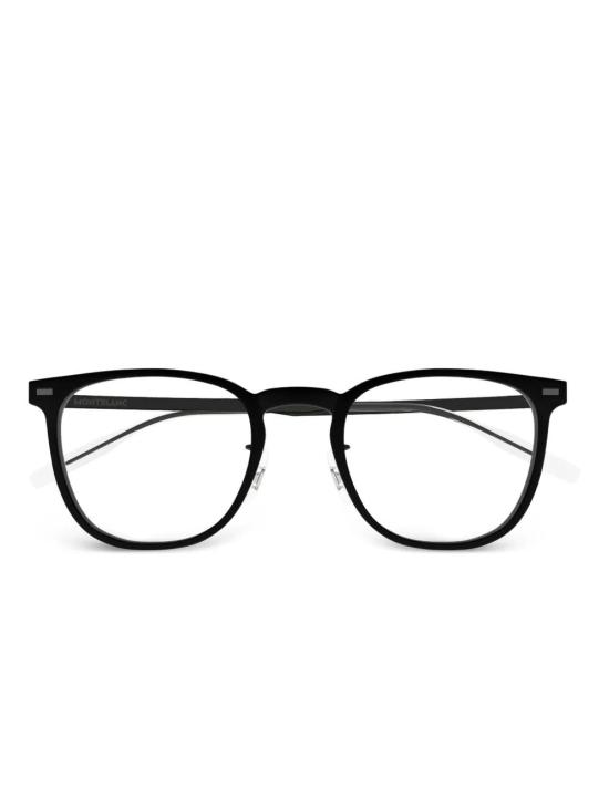 25SS 몽블랑 안경 MB0393ON 002 BLACK BLACK TRANSPARENT