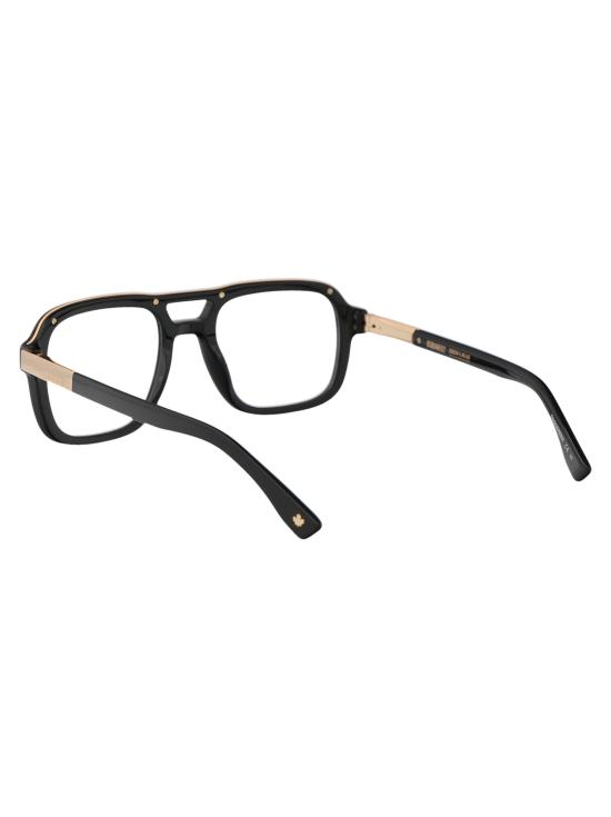 25SS 디스퀘어드2 안경 D2 0087 2M2 BLACK GOLD - DSQUARED2