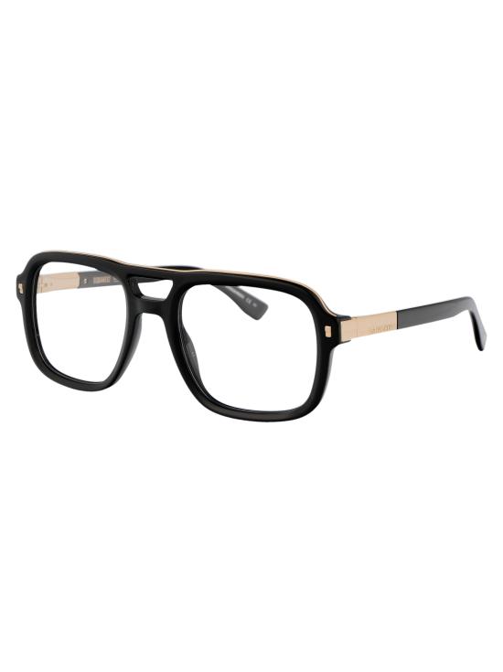 25SS 디스퀘어드2 안경 D2 0087 2M2 BLACK GOLD - DSQUARED2
