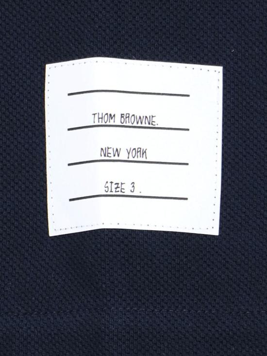 25FW 톰브라운 반팔 티셔츠 MJS056A 00050415 BLUE - THOM BROWNE