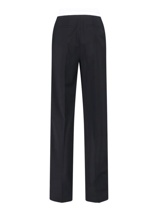 25FW 알렉산더 왕 스트레이트 팬츠 1WC3244748 001 Black - ALEXANDER WANG