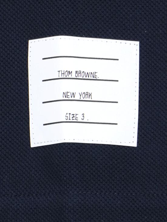 25FW 톰브라운 반팔 티셔츠 MJS056A 00050 415 Blue - THOM BROWNE