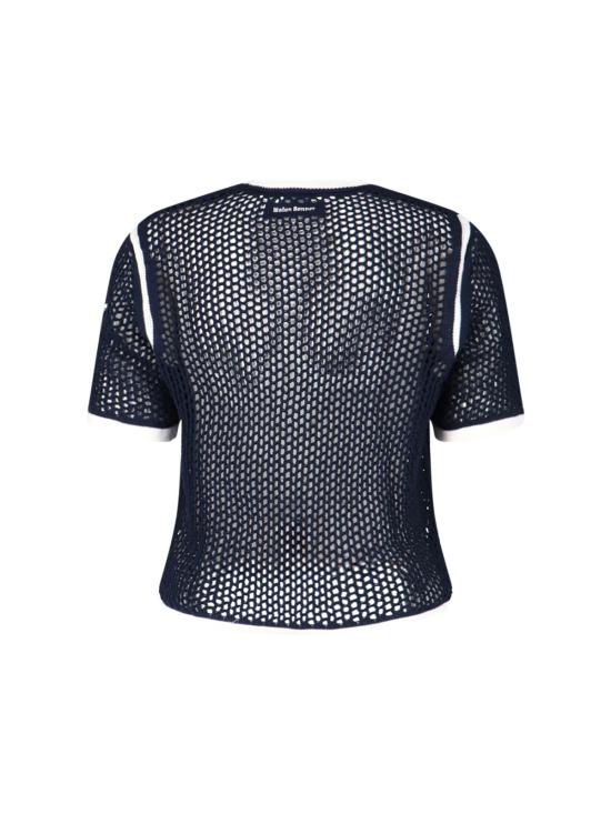 25SS 아디다스 X 웨일즈 보너 니트 티셔츠 KA7052 NTNAVY Blue - ADIDAS X WALES BONNER