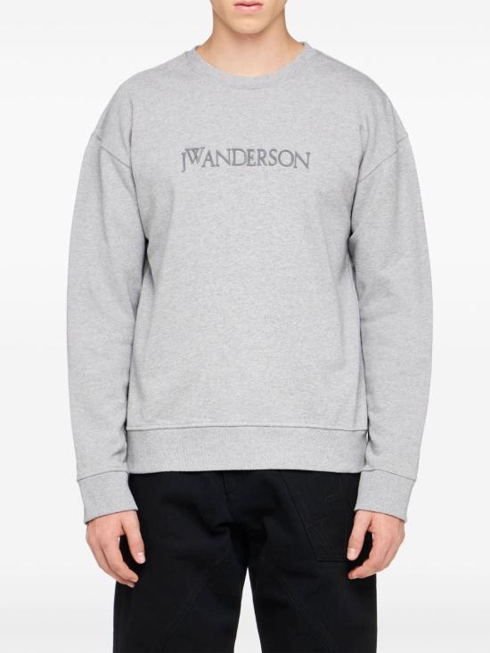 24FW JW앤더슨 긴팔 티셔츠 JW0215 PG1632907 Grey - JW ANDERSON