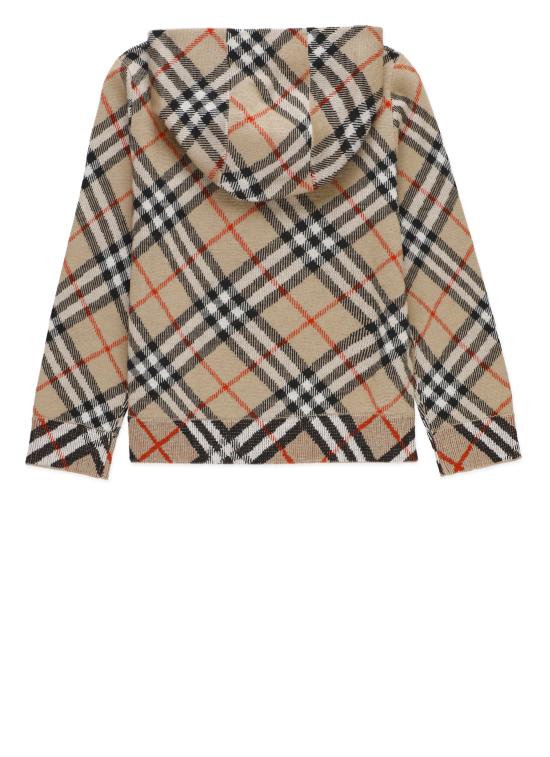 25FW [키즈] 버버리 니트/스웻셔츠 8104314 KB5 JIMMY CHECK JAQB9368 Beige - BURBERRY