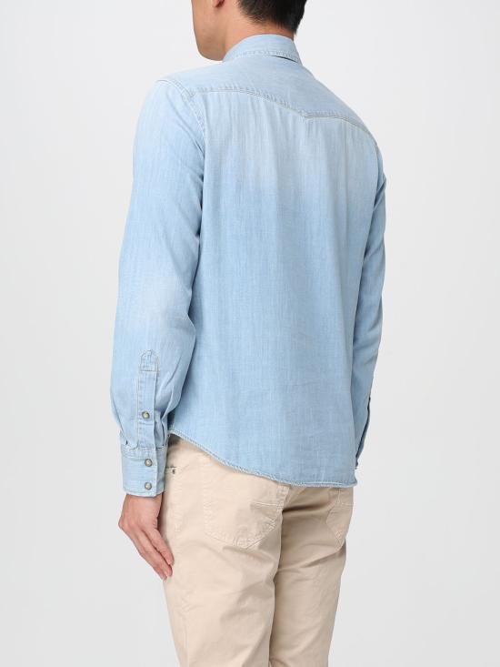 25SS 야콥코헨 데님 셔츠 JUMC0002017T9734 300D Gnawed Blue - JACOB COHËN