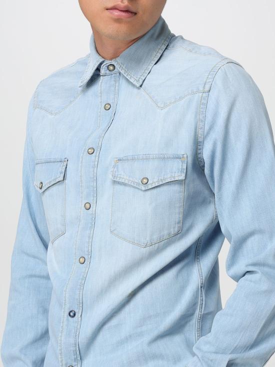 25SS 야콥코헨 데님 셔츠 JUMC0002017T9734 300D Gnawed Blue - JACOB COHËN