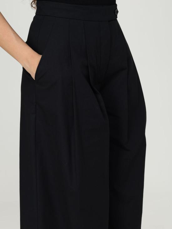 25SS 세미쿠튀르 팔라초 팬츠 Y5SK16 Y690 Black - SEMI-COUTURE