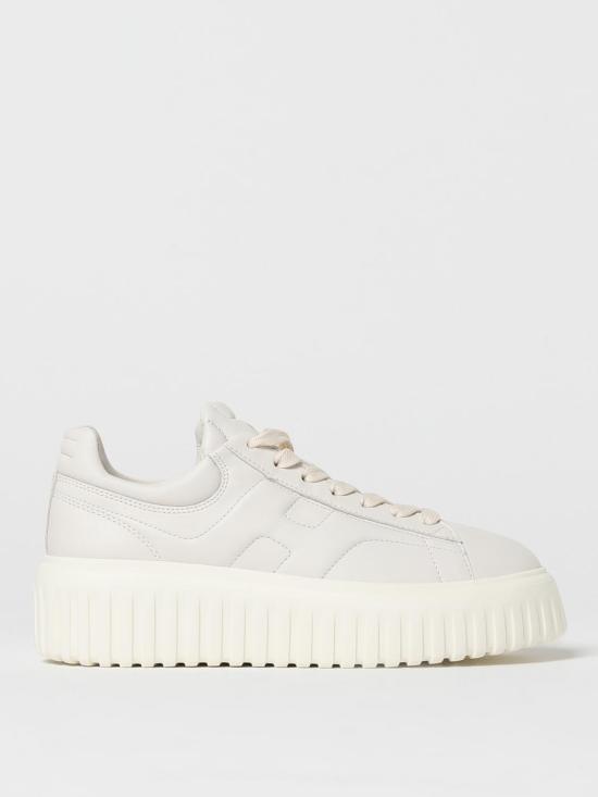 25FW 호간 H-스트라이프 스니커즈 HXW6450FC60LE9 B013 Yellow Cream