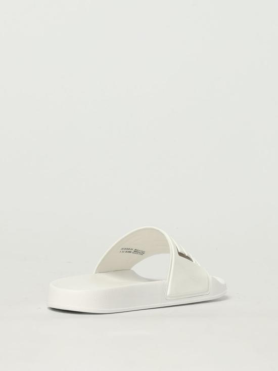 25FW 엠포리오 아르마니 뮬/슬리퍼 7X000108AF15118 MZ095 White - EMPORIO ARMANI