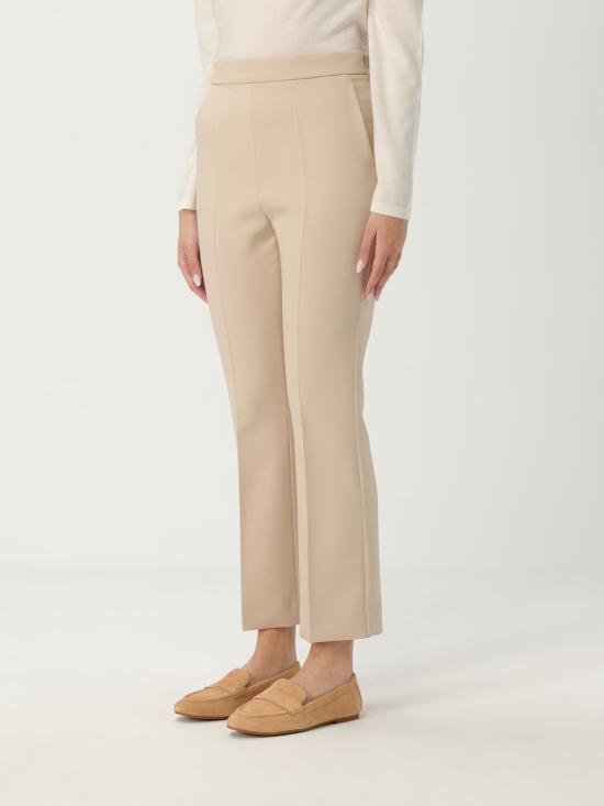 25SS 막스마라 스트레이트 팬츠 2511131191600 002 White 1 - MAX MARA