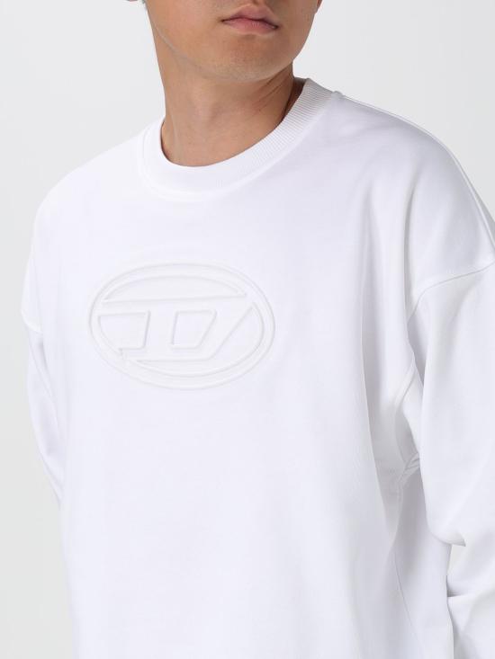 25SS 디젤 긴팔 티셔츠 A037900JYYJ 100 White - DIESEL