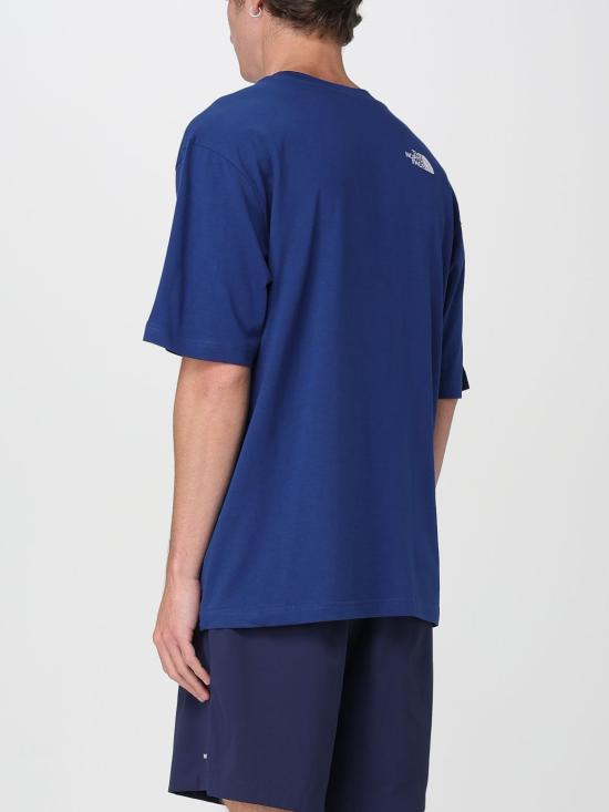 25FW 노스페이스 반팔 티셔츠 NF0A87NR D1R1 Blue - NORTH FACE
