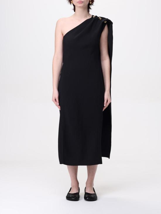 25SS 보테가베네타 롱 원피스 812348V4ZE0 1000 Black