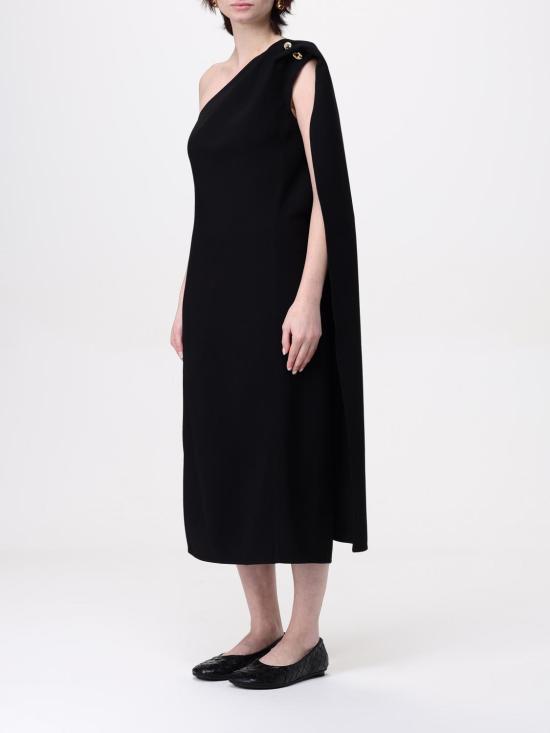 25SS 보테가베네타 롱 원피스 812348V4ZE0 1000 Black - BOTTEGA VENETA