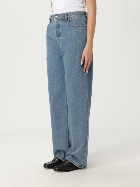 25SS 구찌 코튼 데님 진 828604XDDAS 4011 Blue - GUCCI