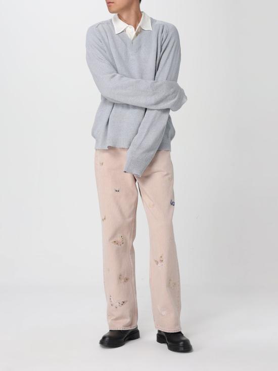 25SS 아워레가시 스웨터 M2253RB Powder Blue Cyclone Linen Dust - OUR LEGACY