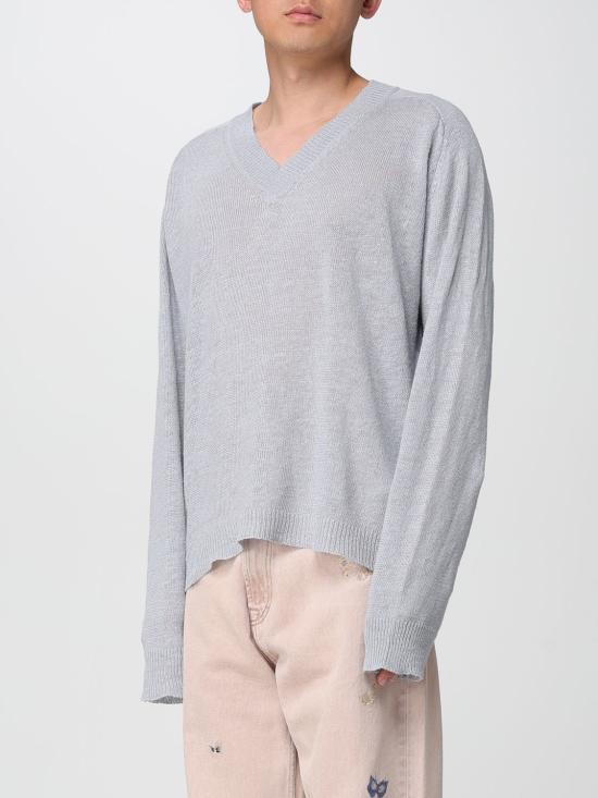 25SS 아워레가시 스웨터 M2253RB Powder Blue Cyclone Linen Dust - OUR LEGACY