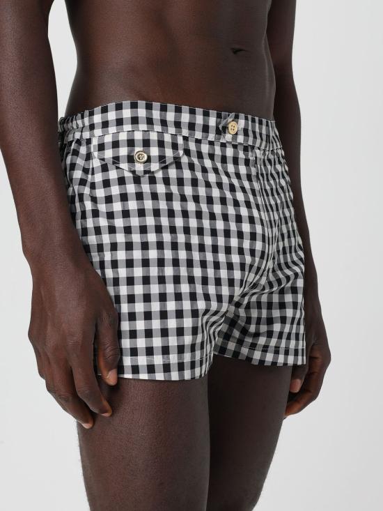 25SS 피어 시칠리아 스윔팬츠 UGO BU 134 Black - PIER SICILIA