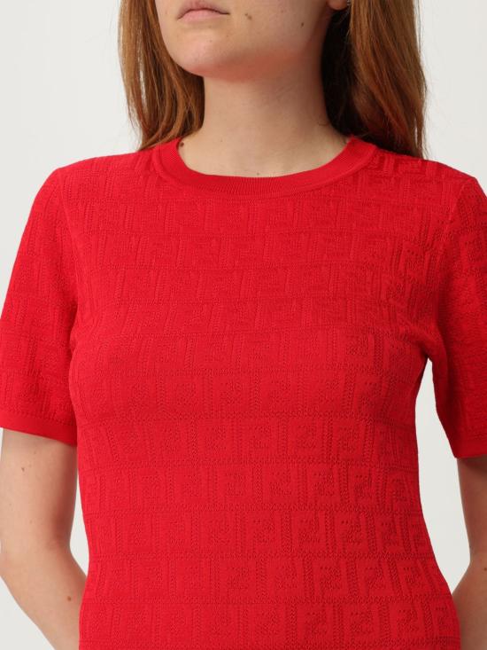 25SS 펜디 롱 원피스 FZDD59 AUZR F1SAX Red - FENDI