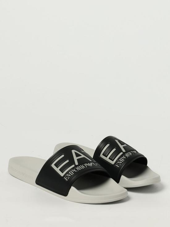 25FW 엠포리오 아르마니 뮬/슬리퍼 7X000108AF15118 M8130 Grey - EMPORIO ARMANI