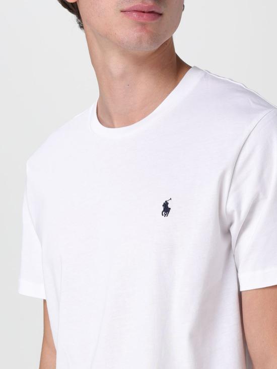 25FW 폴로 랄프로렌 반팔 티셔츠 714844756 004 White - POLO RALPH LAUREN