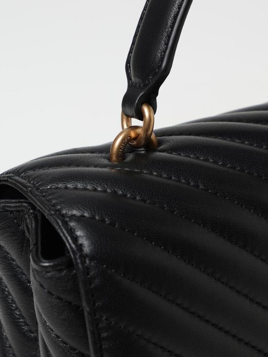 25FW 핑코 토트백 100043A0GK Z99Q Black 1 - PINKO