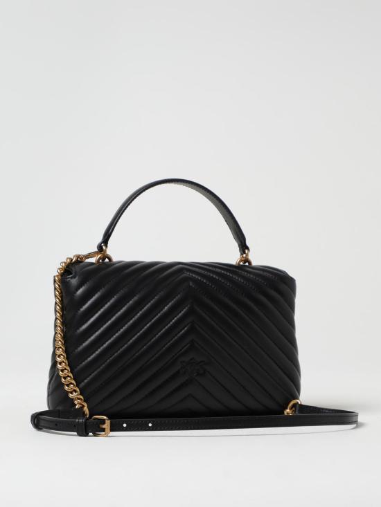 25FW 핑코 토트백 100043A0GK Z99Q Black 1 - PINKO