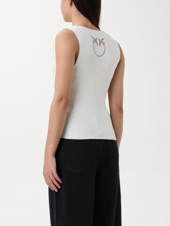 25FW 핑코 민소매 티셔츠 104808A1KW Z05 White - PINKO