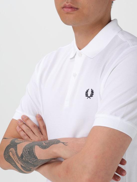 26SS 프레드페리 폴로 티셔츠 M6000 100 White - FRED PERRY