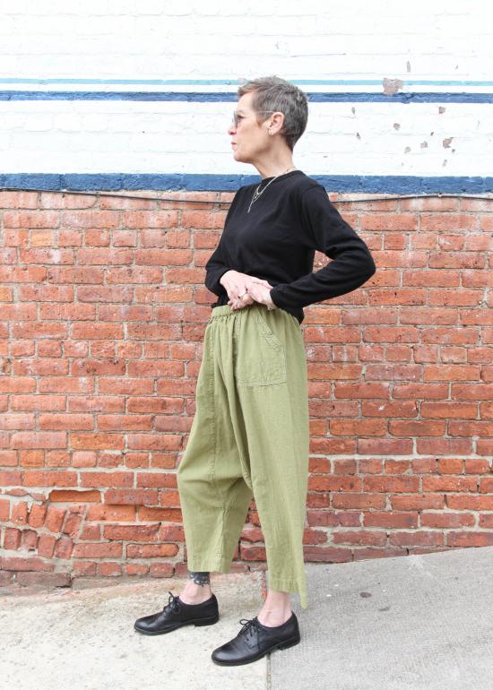  Auntie Oti 크롭 팬츠 앤티 오티 풀온 팬츠 - OTHER BRANDS