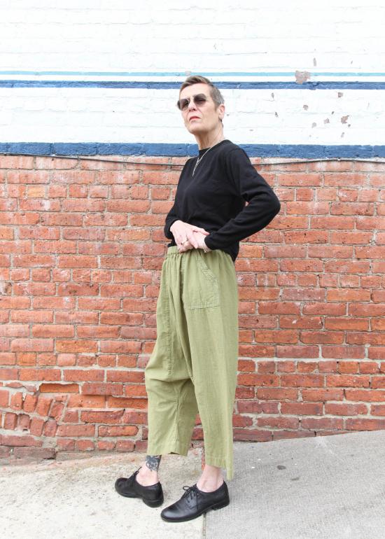  Auntie Oti 크롭 팬츠 앤티 오티 풀온 팬츠 - OTHER BRANDS