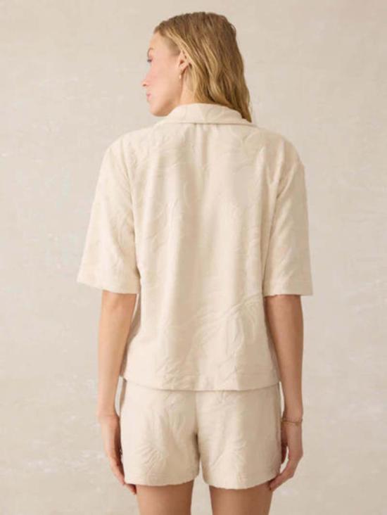  Faherty 셔츠 페허티 카바나 타월 테리 캠프 셔츠 - FAHERTY