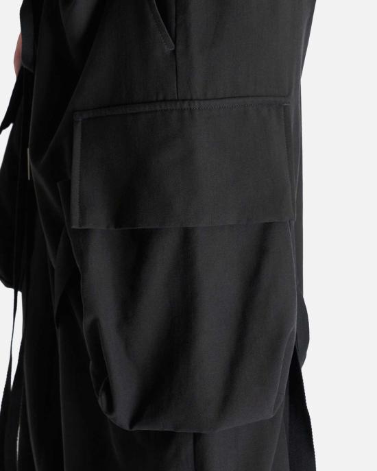  앤 드뮐미스터 치노 팬츠 Ann Demeulemeester Iben 카고 팬츠 블랙 - ANN DEMEULEMEESTER